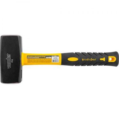 Marreta quadrada 2 kg com cabo de fibra Vonder