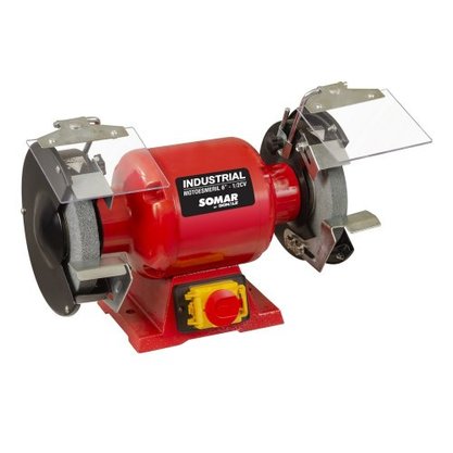 Moto Esmeril 6" 1/2Cv industrial 375W 220V Somar