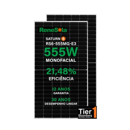 Painel Solar Para Bomba rs6-555mg-e3 mono 555w Renesola