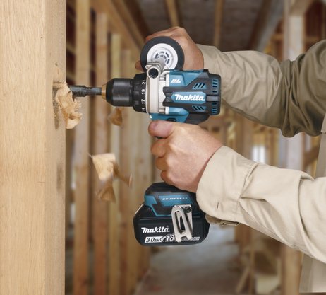 Parafusadeira e furadeira de impacto a bateria 18v dhp486z Makita