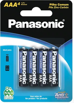Pilha Super Hyper AAA 4 Unidades — Panasonic