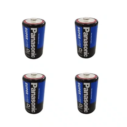 Pilha Super Hyper D Para Lanterna Panasonic
