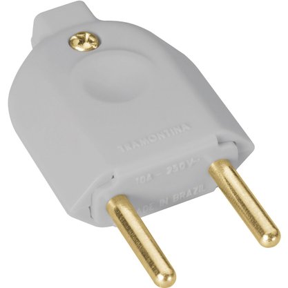Plug Macho Elétrico 2p 10A 220v Tramontina