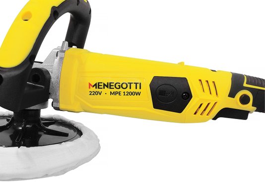 Politriz Elétrica 7" 180mm MPE 1200w 220v Menegotti