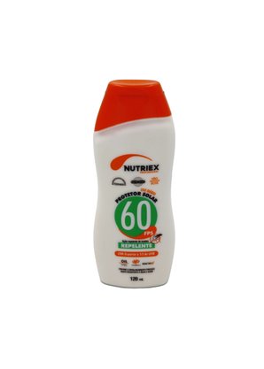Protetor solar fps 60 120ml c/repelente - nutriex