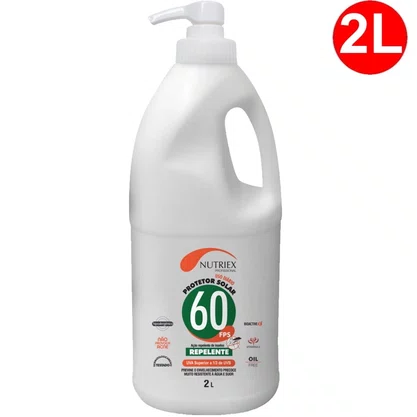 Protetor Solar Repelente FPS 60 2 Lt Nutriex