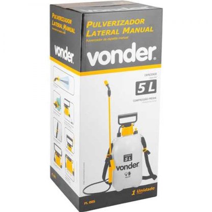 Pulverizador lateral 5Lts C/compressão PL 005 Vonder