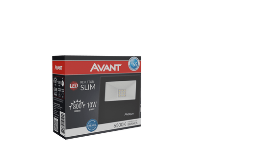 Refletor de Led Slim 10W Branco Avant