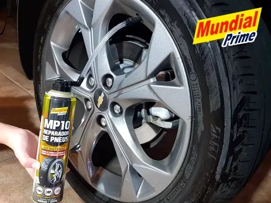 Reparador de Furos para Pneus 400ml Mundial Prime
