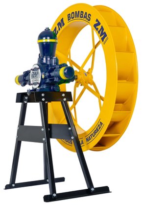 Roda D'água ZM 44 C/cavalete e Bomba ZM Bombas