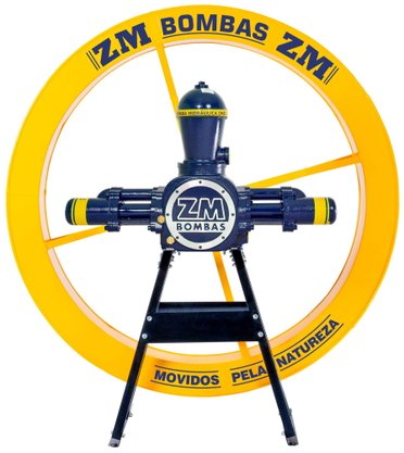 Roda D'água ZM 51 C/Cavalete e Bomba ZM Bombas