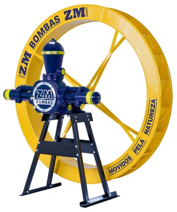 Roda D'água ZM 51 C/Cavalete e Bomba ZM Bombas