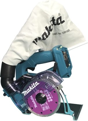 Serra mármore 125mm a Bateria 18V dcc500zkx1 Makita