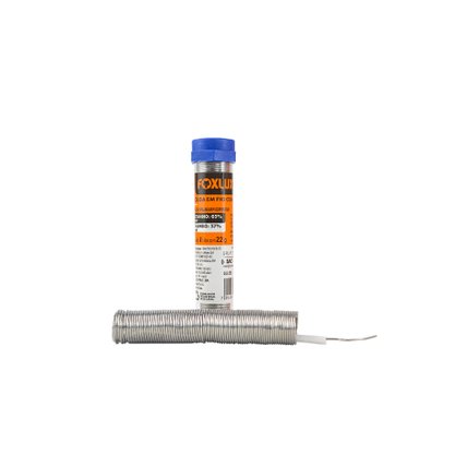 Solda Estanho Tubo 25g 63% Estanho - Foxlux