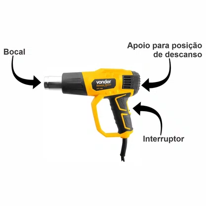 Soprador Térmico Stv200 2000w 220v Vonder