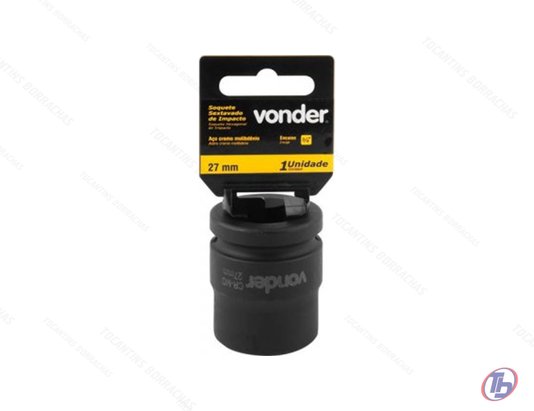 Soquete de Impacto Sextavado 27mm de 3/4' Vonder