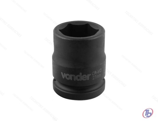 Soquete de Impacto Sextavado 27mm de 3/4' Vonder