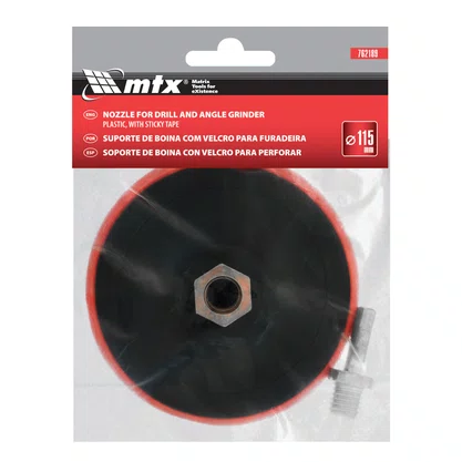 Suporte para Disco de Lixa com Velcro 115mm  MTX