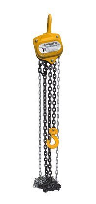 Talha de corrente manual 1 Ton x 3mt Menegotti