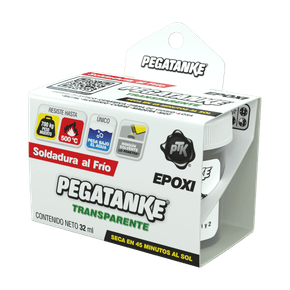 Adesivo Epóxi transparente 46 gramas Pegatanke