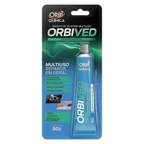 Adesivo Silicone Incolor Orbived 50g Orbi Química