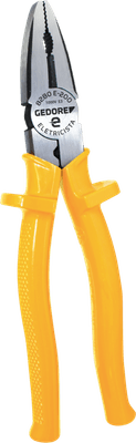Alicate Universal 8 Eletricista Amarelo NBR 9699 Gedore