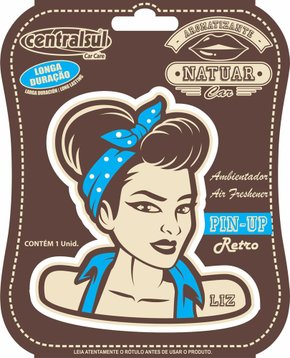 Aromatizante para pendurar Liz Pin Up Retro Centralsul