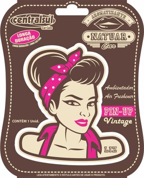 Aromatizante para pendurar Liz Pin Up Vintage Centralsul