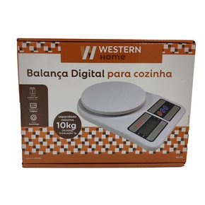Balança Digital Para Cozinha 10 Kg Western Home