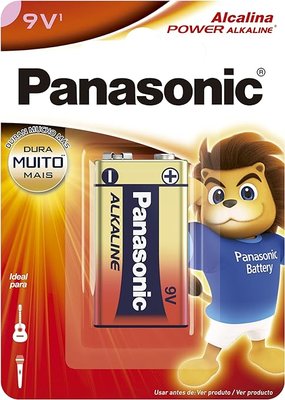 Bateria Alcalina Panasonic 9V