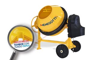Betoneira 400 Lts Prime mono 2cv 220v c/motor Menegotti