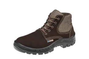 Botina Nobuck 50b26 Bi densidade Nº39 Marrom Marluvas