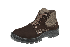 Botina Nobuck 50b26 Bi densidade Nº41 Marrom Marluvas