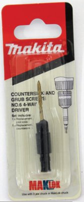 Broca escariadora n08-7/64 P-50332 Makita