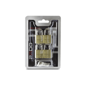 Cadeado Latão 4 iguais de 20mm Pado