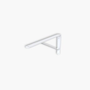 Cantoneira Branca Mão Francesa Leve 30cm Rca