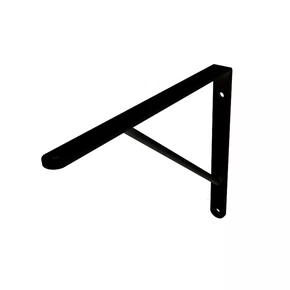 Cantoneira Preta Mão Francesa Leve 25cm Rca