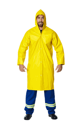 Capa de chuva Amarela Convencional G Brascamp