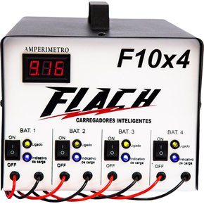 Carregador De Bateria F10x4 10a/12v – Flach