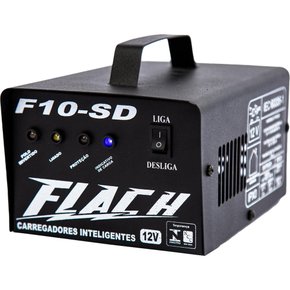 Carregador De Bateria Inteligente F10-Sd 10a/12v Flach