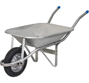 Carrinho de mão 50Lts galvanizado até 100kg Metalosa