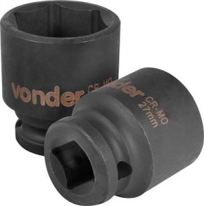 Chave Soquete sextavado impacto de 1/2" x 27 mm Vonder