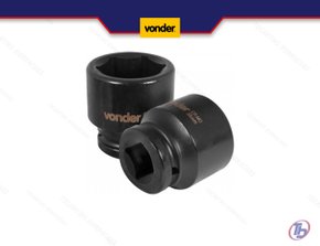 Soquete sextavado de impacto de 3/4" x 38,0 mm Vonder
