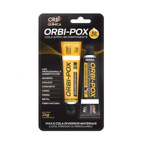 Cola Epóxi Orbi-Pox 10 Minutos 24g Orbi Química