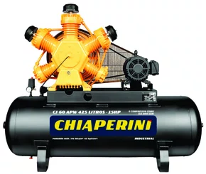 Compressor de ar 60pcm 425L 15hp Trif IP21 I Chiaperini
