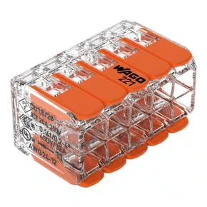 Conector de Emenda 10 Entradas 4mm² Wago