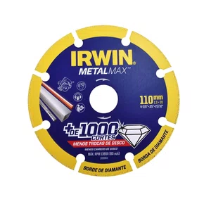 Disco de Corte MetalMax Serra Mármore 4.3/8x3/4 Irwin