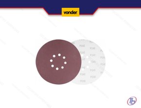 Disco de lixa em pluma 225 mm grão 240 10un Vonder