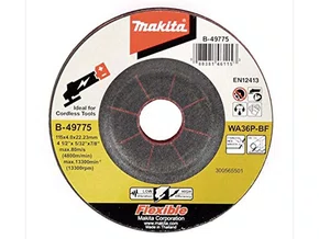 Disco de desbaste para inox 4.1/2x1/4x7/8 Makita