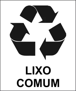 Epi placa lixo comum 18x15cm Emplac